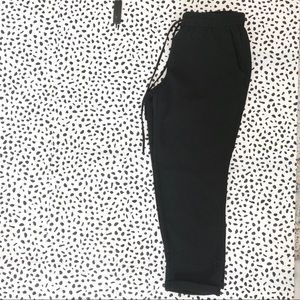 J Crew black drawstring pants. Size 10